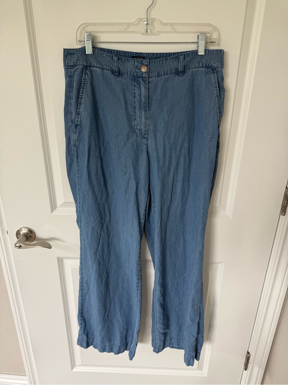 J. Crew Carolina Flare Chambray Pant Size 25